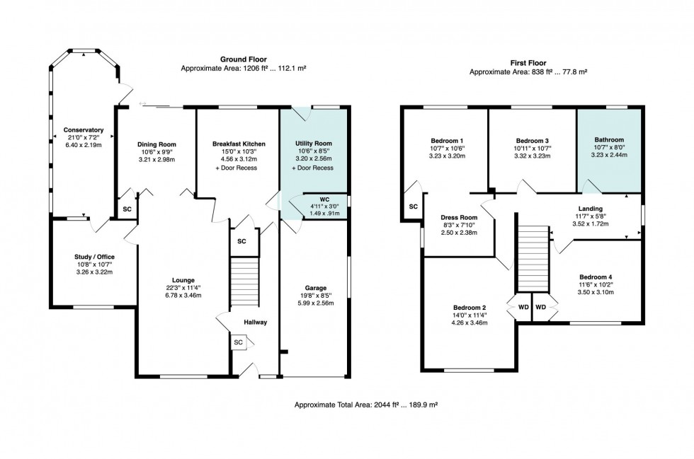 Floorplan for Adelaide Road, Bramhall, SK7