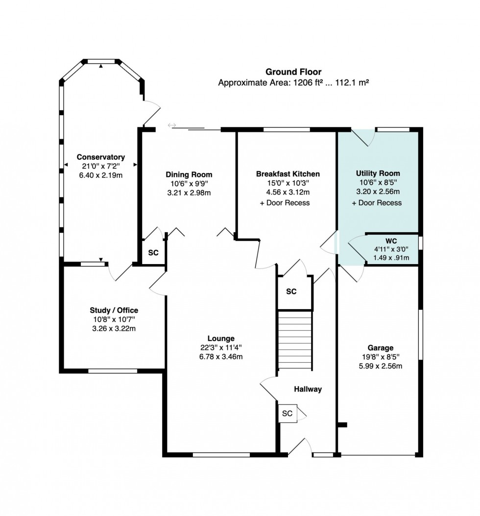 Floorplan for Adelaide Road, Bramhall, SK7