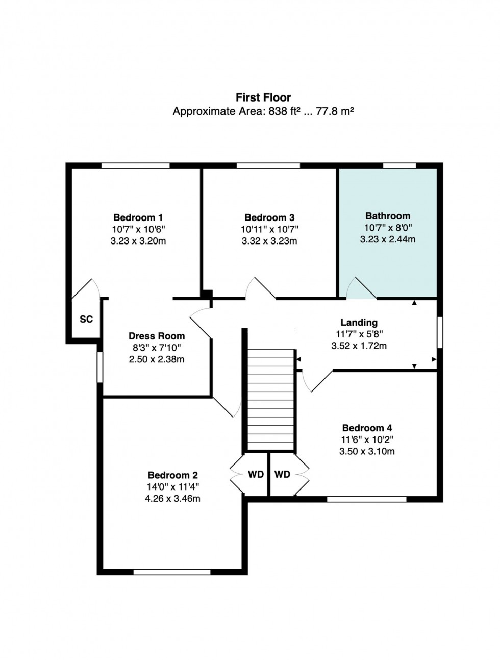 Floorplan for Adelaide Road, Bramhall, SK7