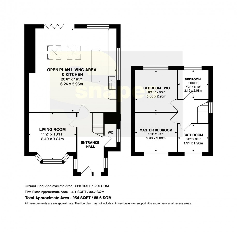 Floorplan for Turves Road, Cheadle Hulme, SK8