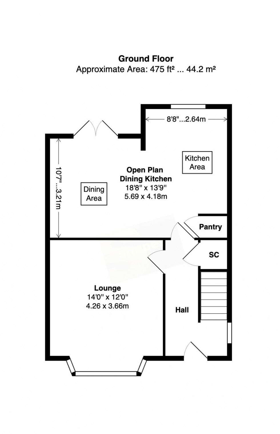 Floorplan for Ashley Drive, Bramhall, SK7