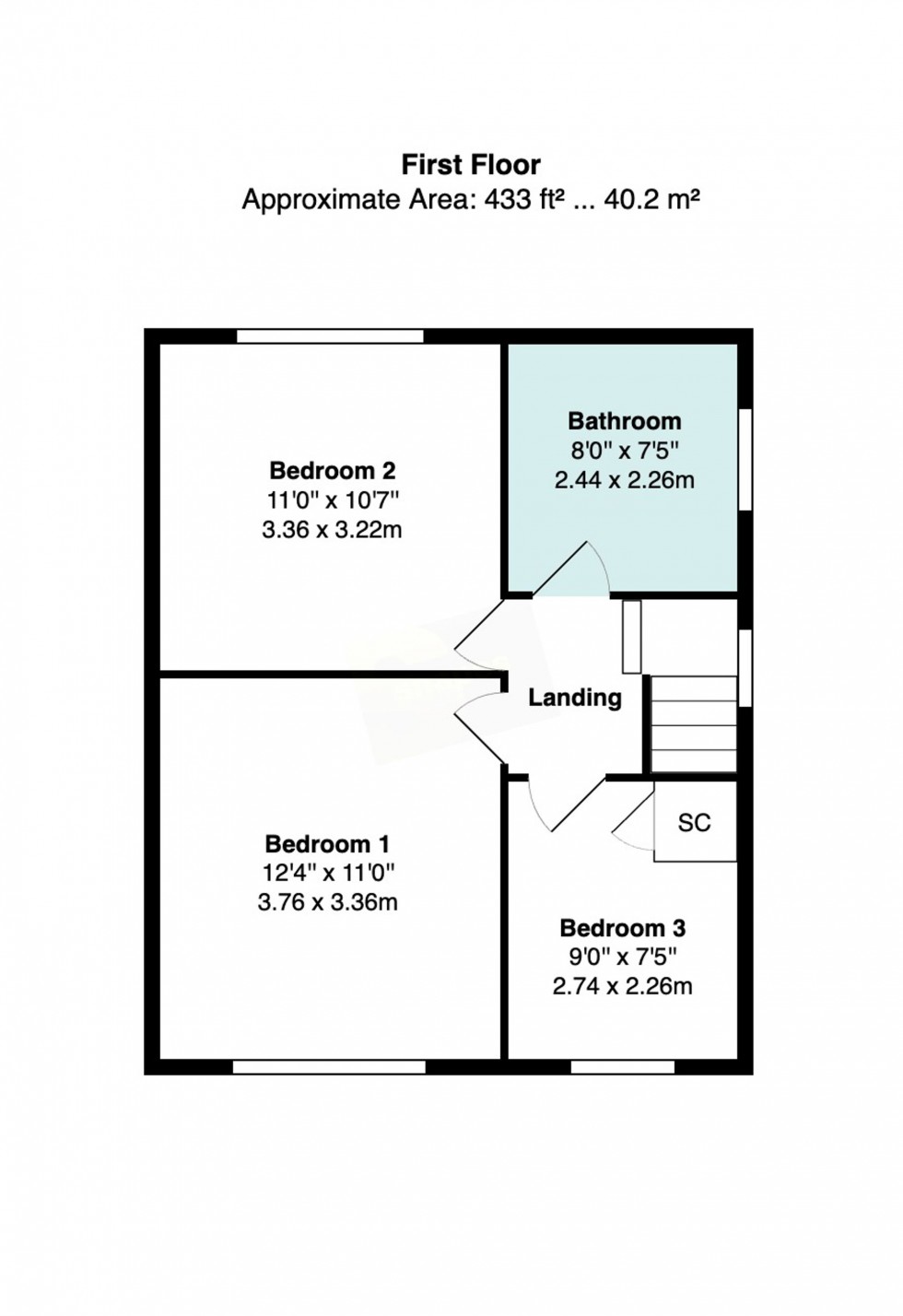 Floorplan for Ashley Drive, Bramhall, SK7