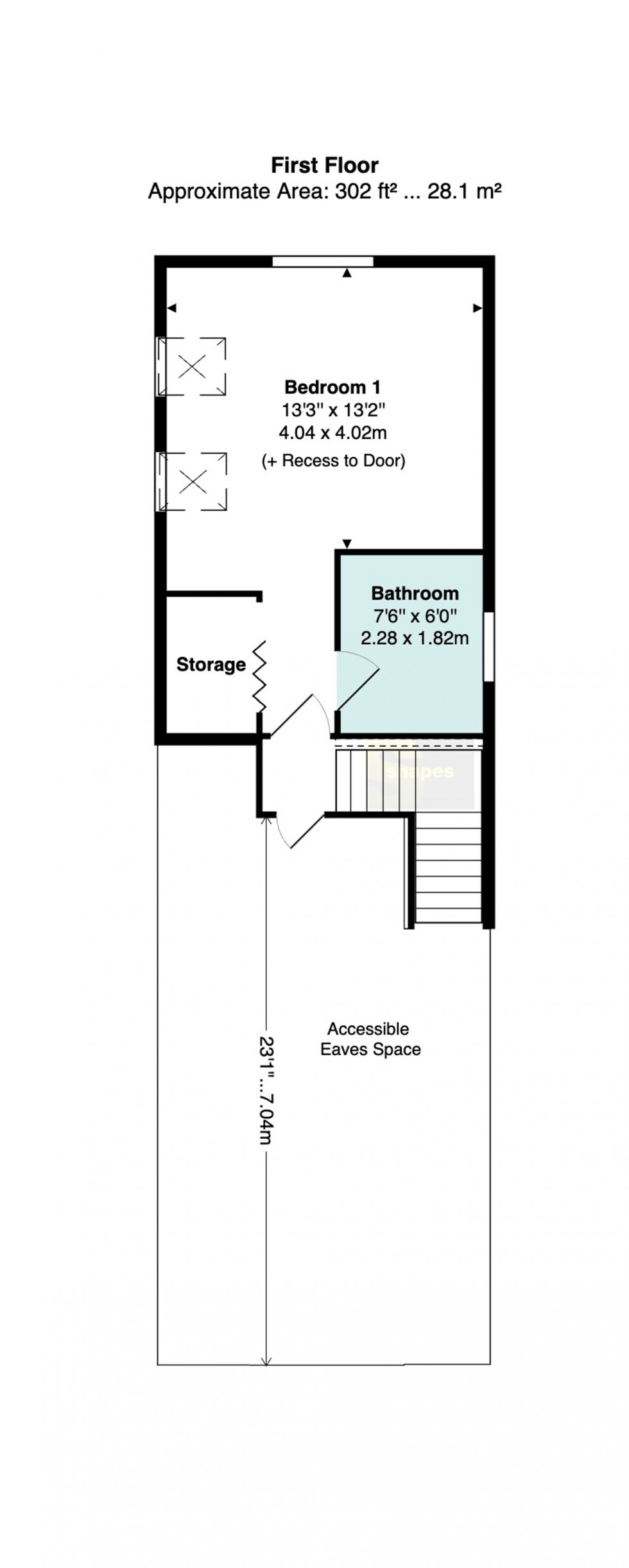 Floorplan for St. Michaels Avenue, Bramhall, SK7