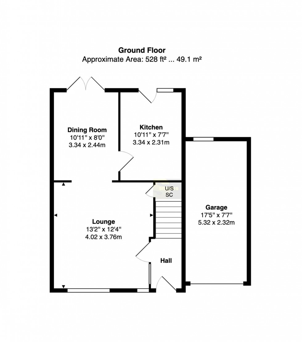 Floorplan for Harford Close, Hazel Grove, SK7