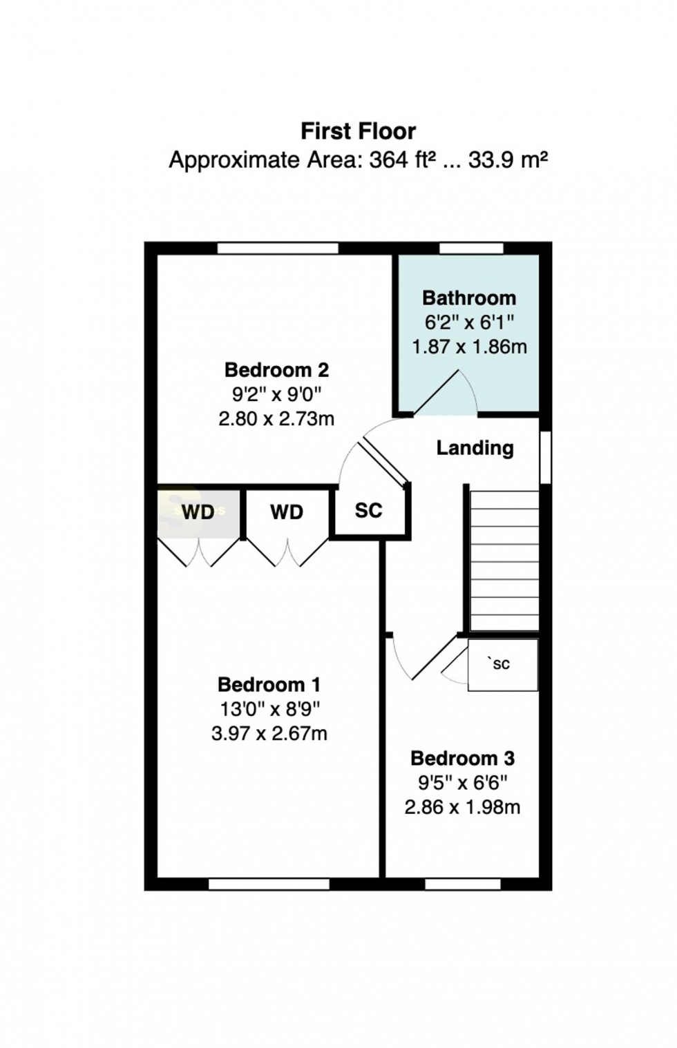 Floorplan for Harford Close, Hazel Grove, SK7