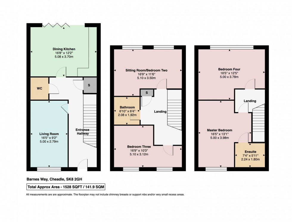Floorplan for Pennington Gardens, Cheadle, SK8