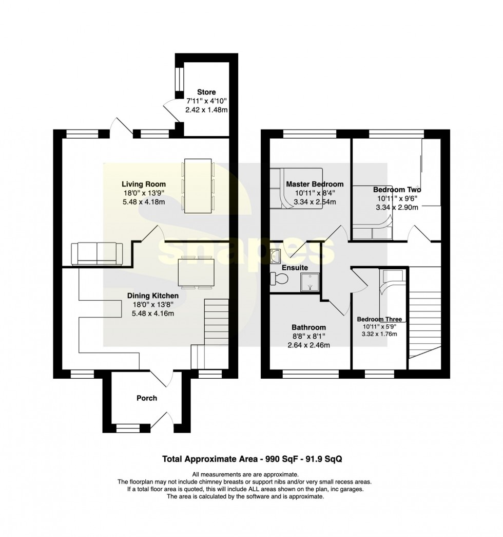 Floorplan for Hurley Drive, Cheadle Hulme, SK8