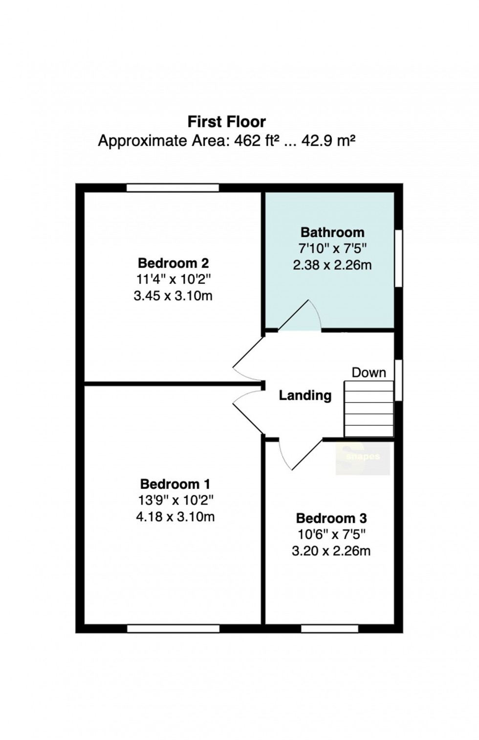 Floorplan for Seal Road, Bramhall, SK7