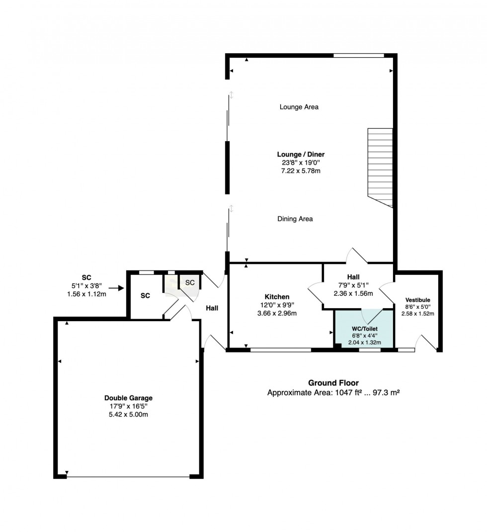 Floorplan for Northcote Road, Bramhall, SK7