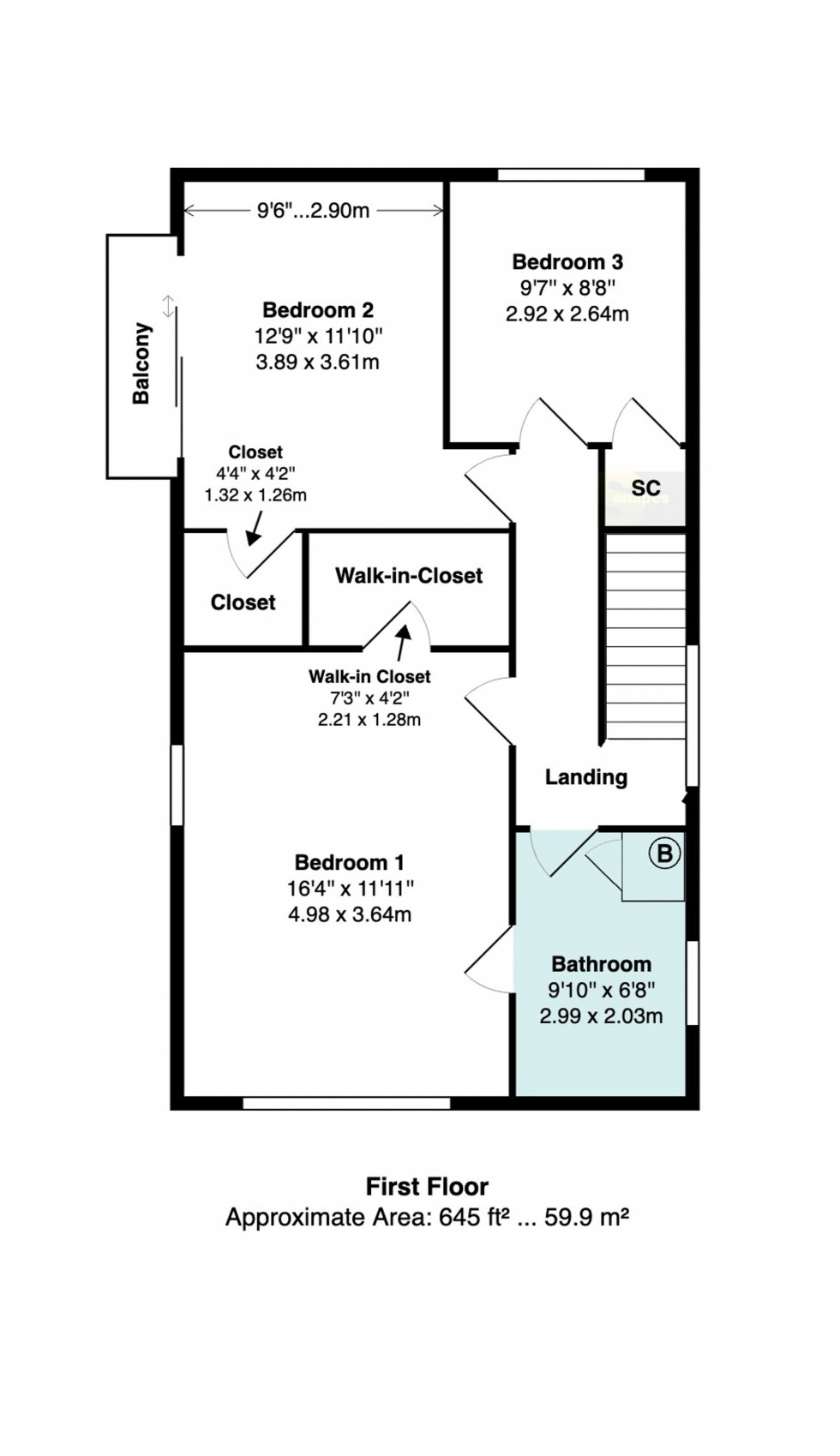 Floorplan for Northcote Road, Bramhall, SK7