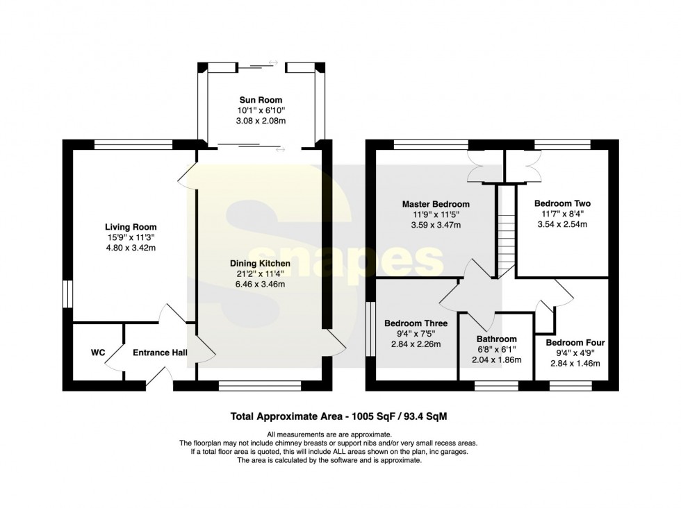 Floorplan for Edenbridge Road, Cheadle Hulme, SK8