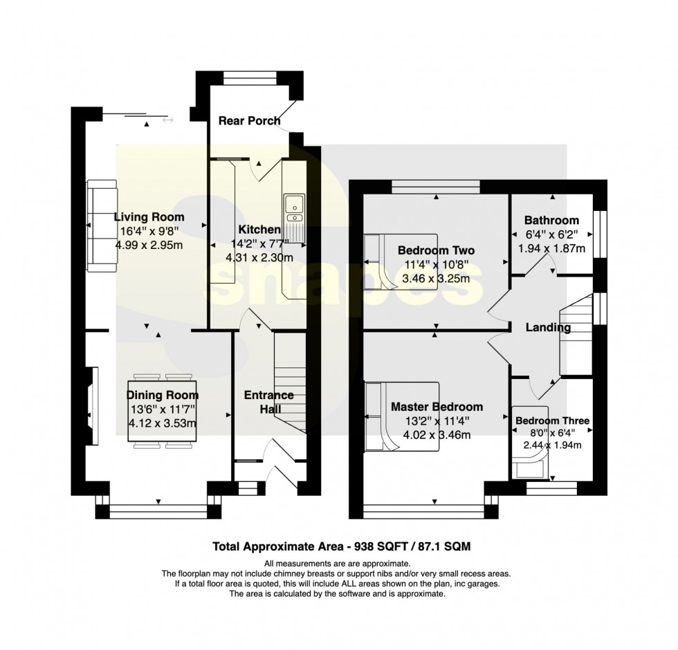 Floorplan for Gillbent Road, Cheadle Hulme, SK8