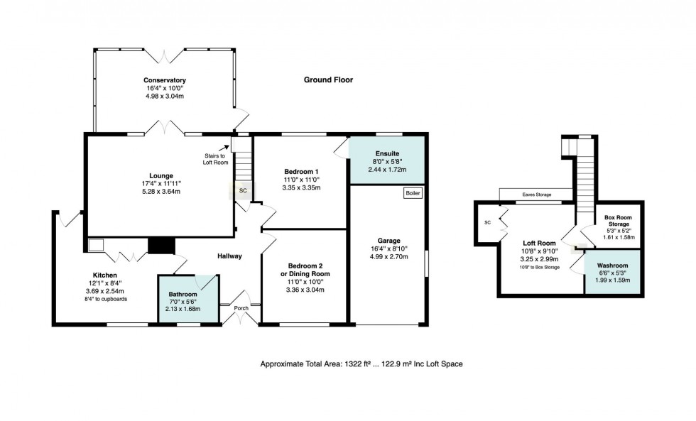 Floorplan for Roundway, Bramhall, SK7