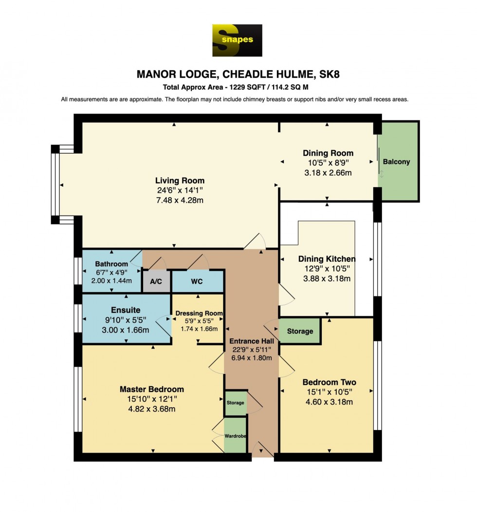 Floorplan for Park Road, Cheadle Hulme, SK8