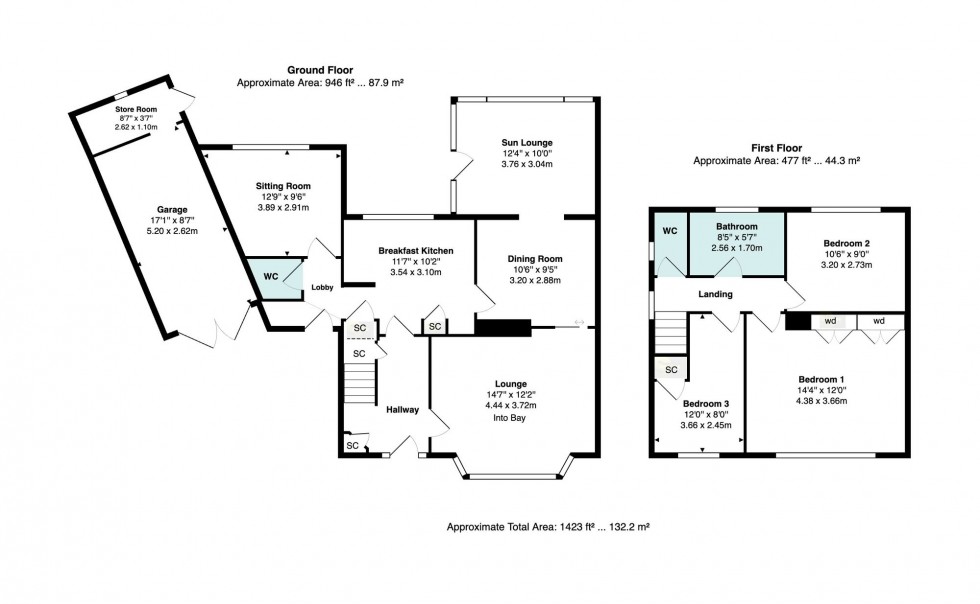 Floorplan for Syddal Crescent, Bramhall, SK7