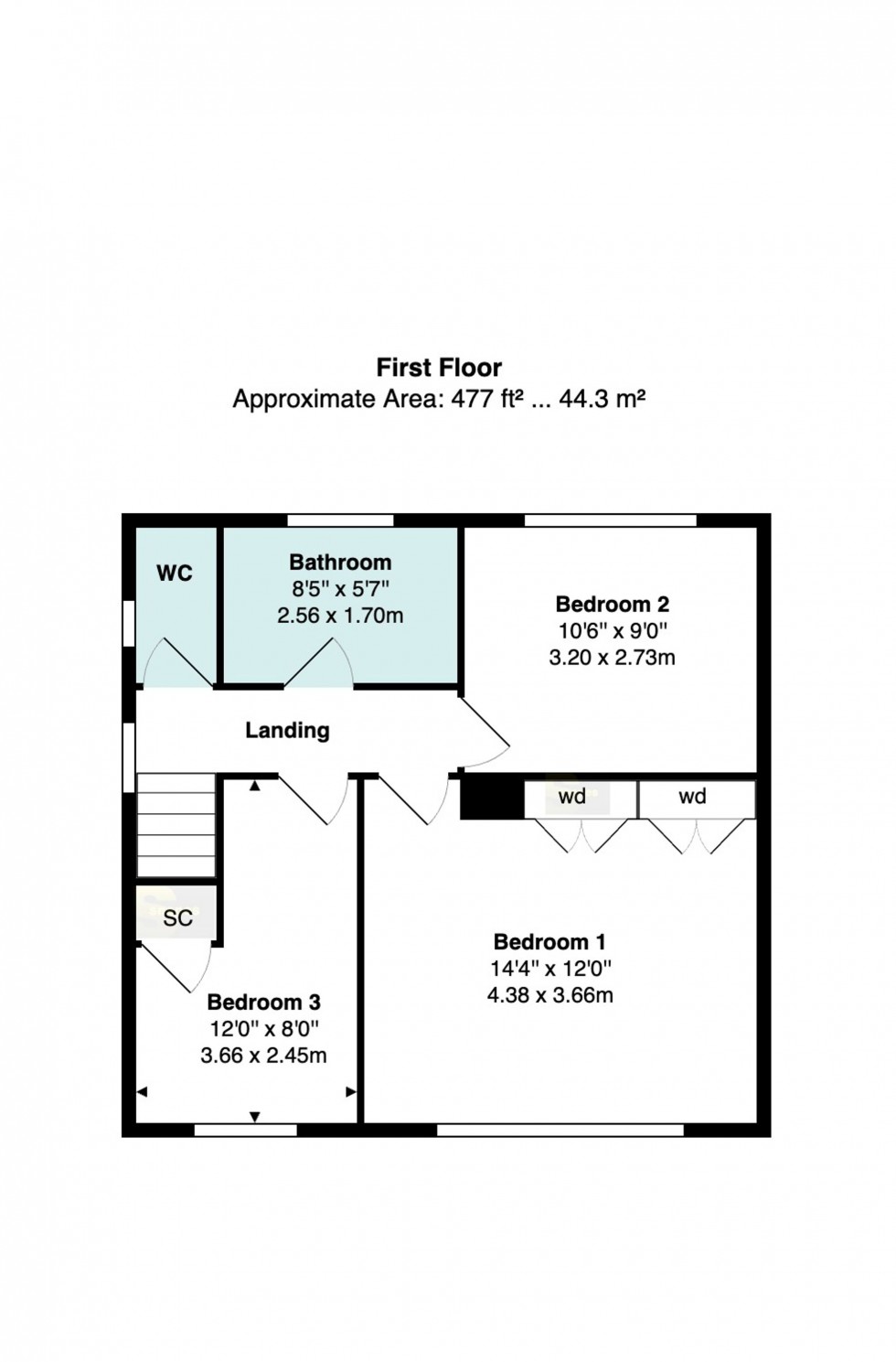 Floorplan for Syddal Crescent, Bramhall, SK7